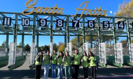 Leos and Laurels Club Volunteers at Santa Anita Park Derby Day