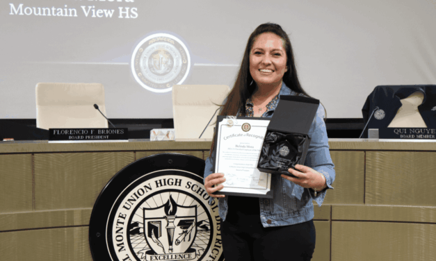 Belinda Mora Honored As Classified Employee of Year