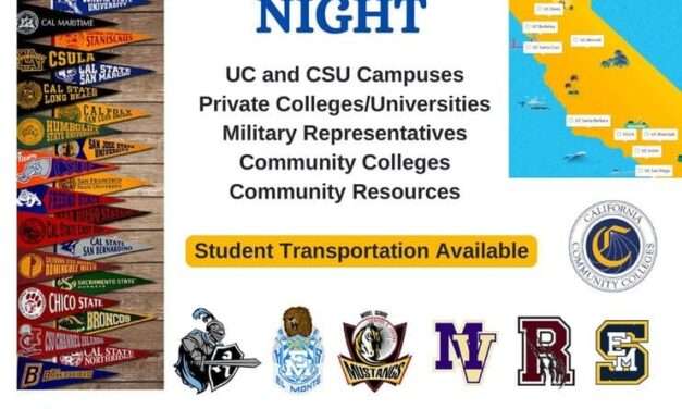 Districtwide College Night on Sept. 8