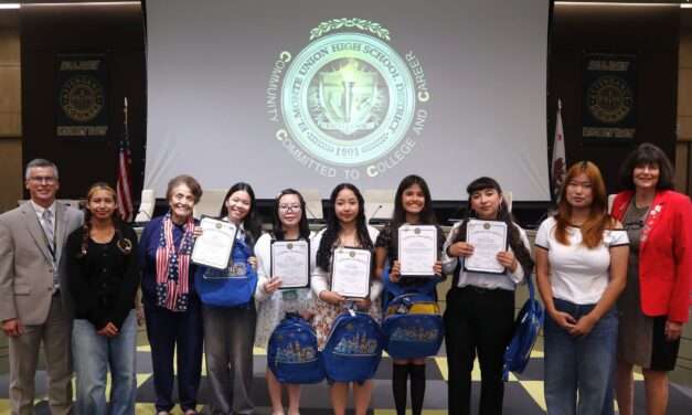 El Monte Union Honors Girls State Delegates