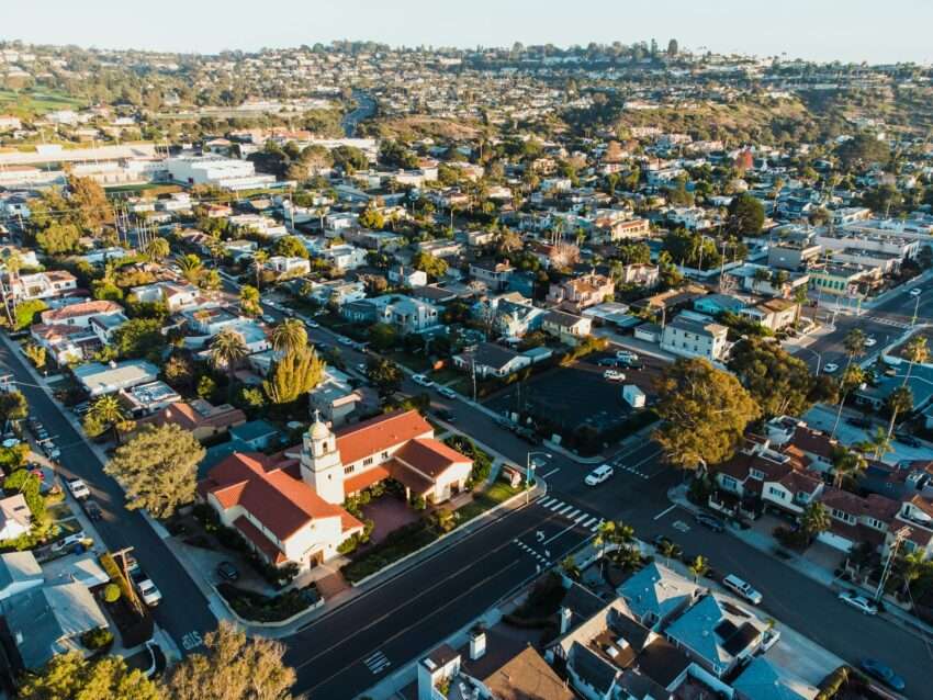 aerial view of city during daytime