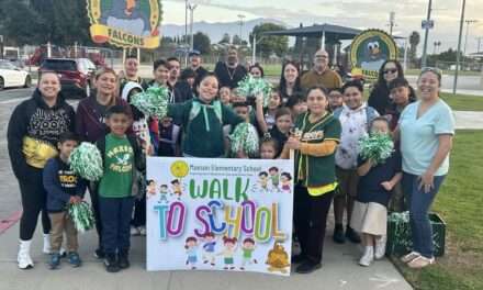 MVSD Students, Families Join Walk to School Day