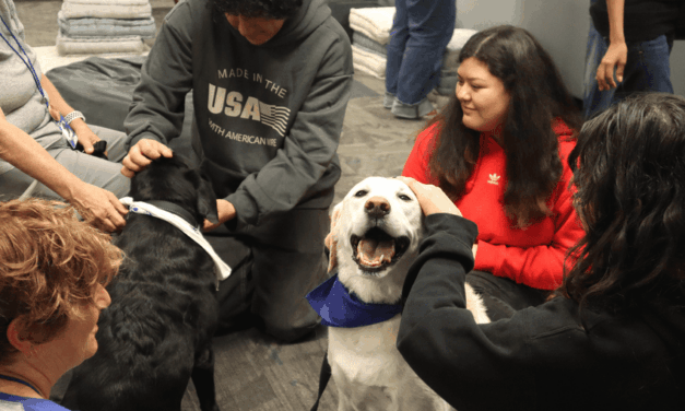Therapy Dogs Visit El Monte Union Campuses
