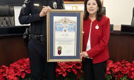 Solis Honors El Monte Officer for Community Policing
