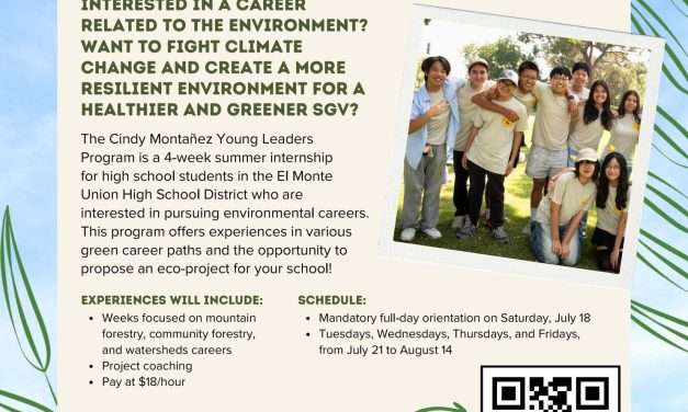 TreePeople Internship Opens Doors For El Monte Union Students