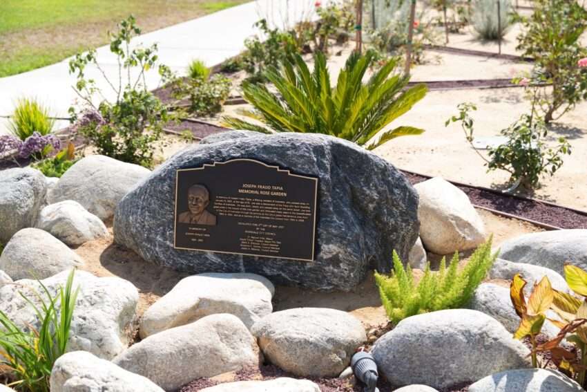 Joseph Fraijo Tapia Memorial Rose Garden Rededicated